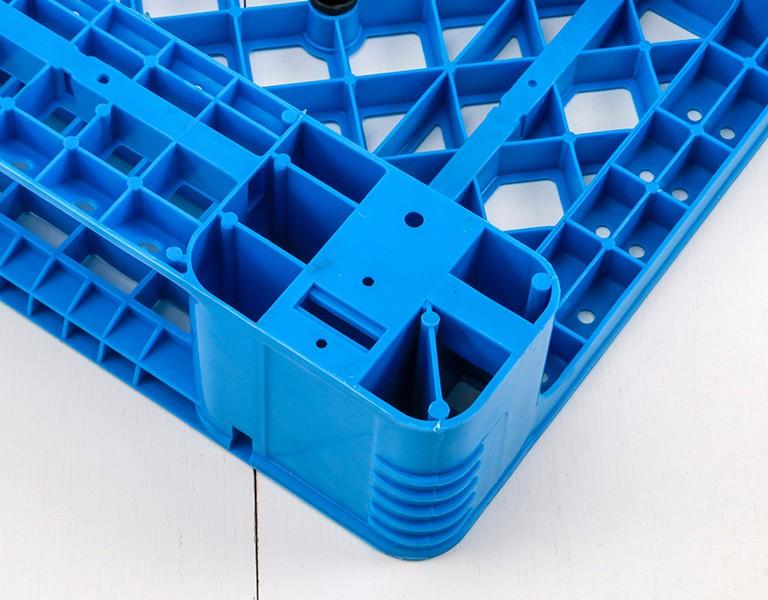 軒盛塑業(yè)1210網(wǎng)格川字塑料托盤11.8kg-托盤腳