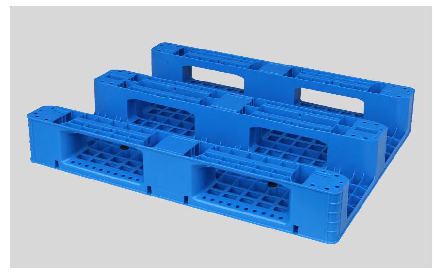 1008網(wǎng)格川字塑料托盤(pán)背面 1008網(wǎng)格川字塑料托盤(pán)背面