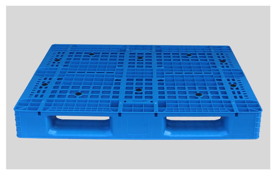 1210網(wǎng)格川字塑料托盤-正面